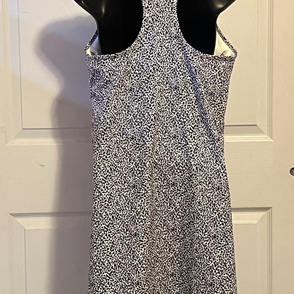 Old Navy Black and White Midi Dress - Picture 2 of 5